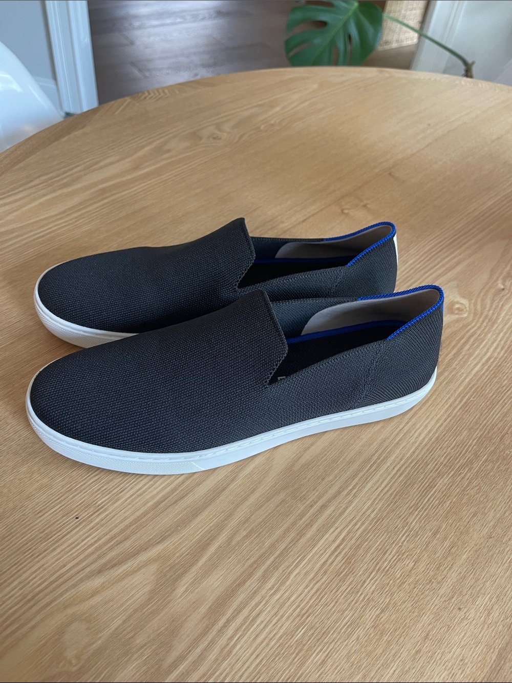Rothy’s The Original Slip-On Knit Sneaker Black Solid Women’s 11